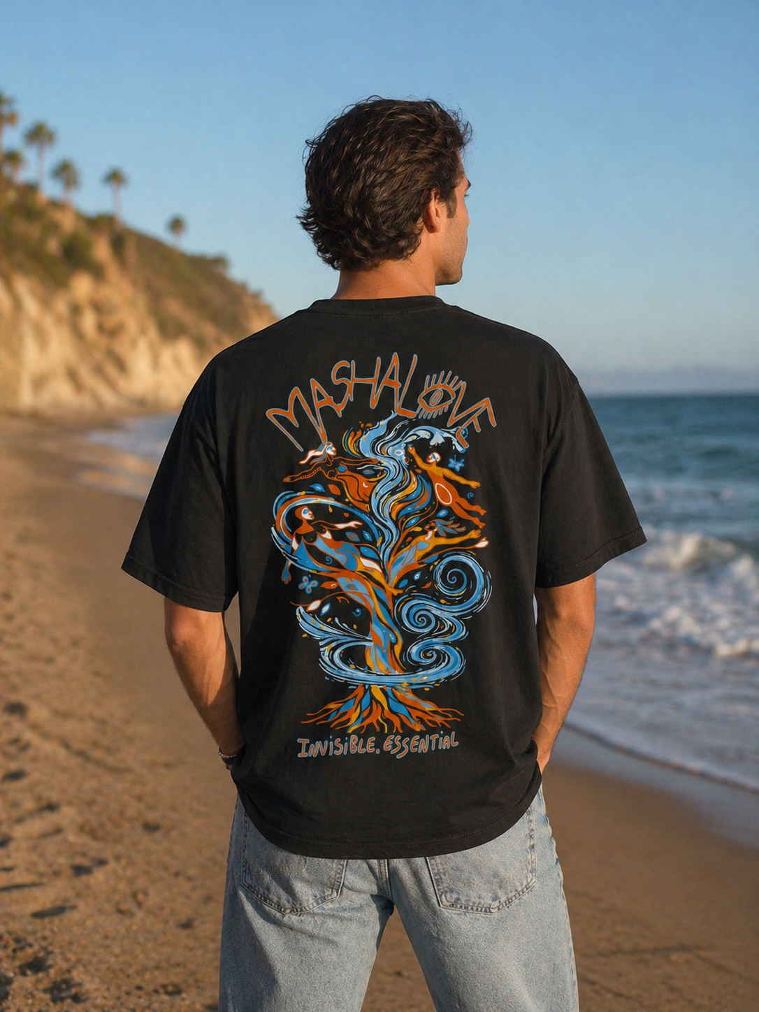 T-Shirt AIR Noir — Mashalove
