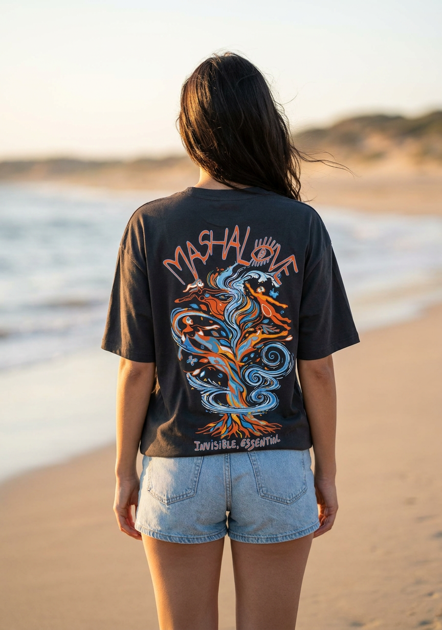 T-Shirt AIR Noir — Mashalove