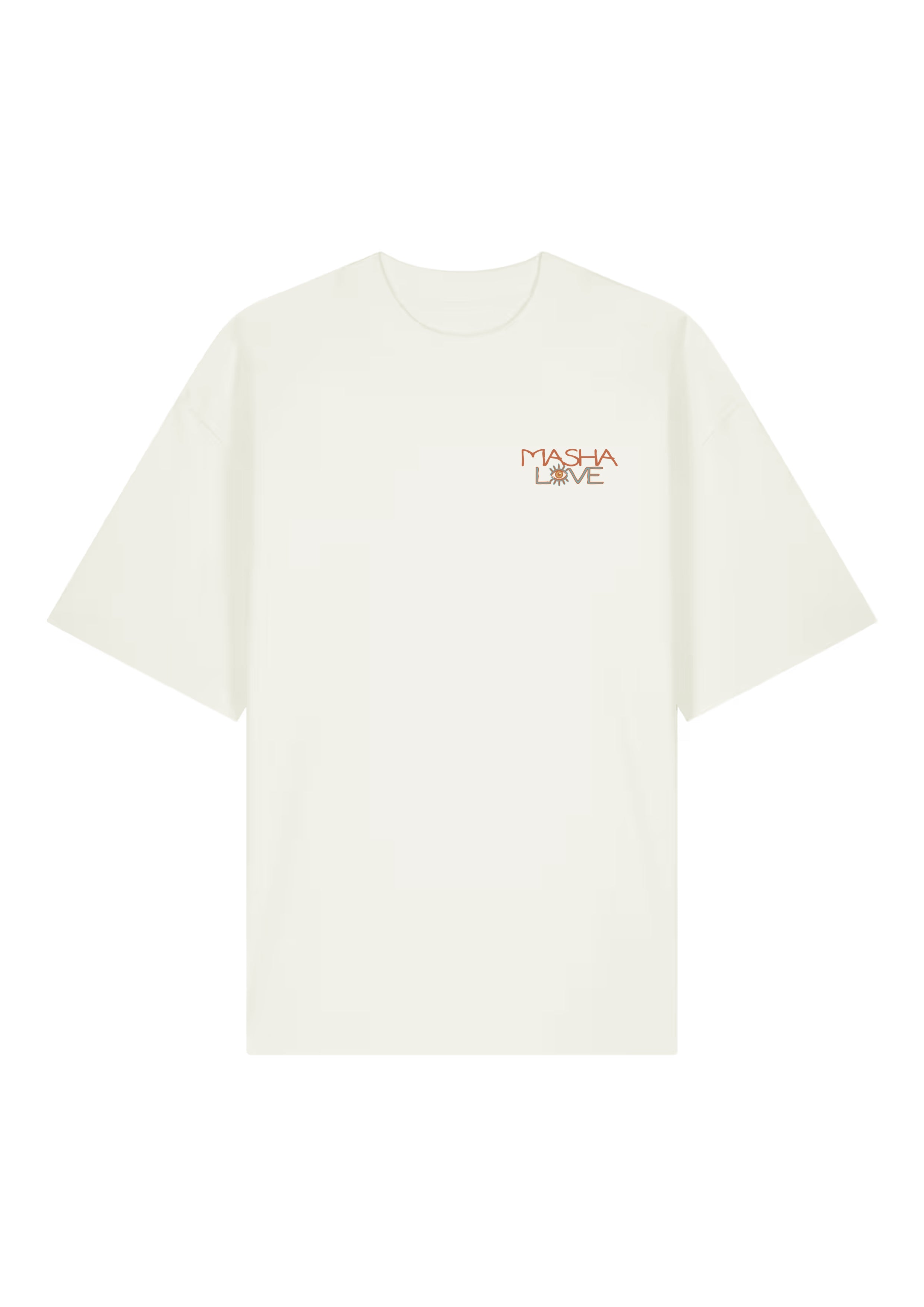T-Shirt Off White face — Mashalove Spiritual Streetwear