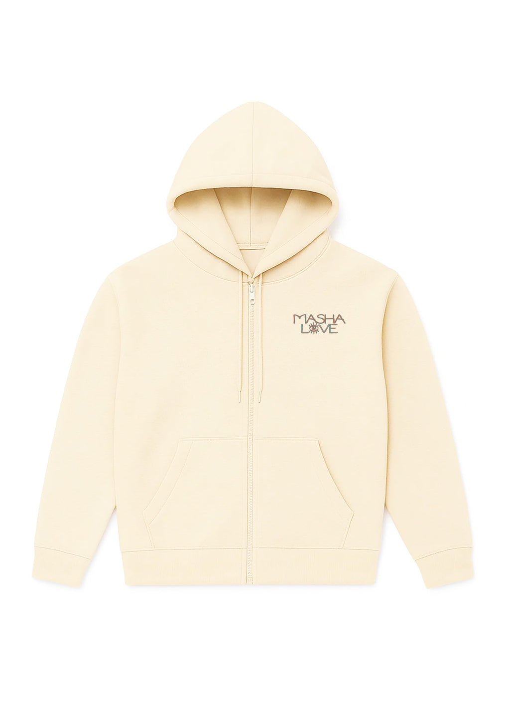 Mashalove Earth Capsule off white hoodie Zontone artwork limited drop