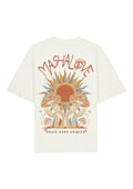 Mashalove Earth Capsule off white oversized spiritual streetwear t-shirt front view