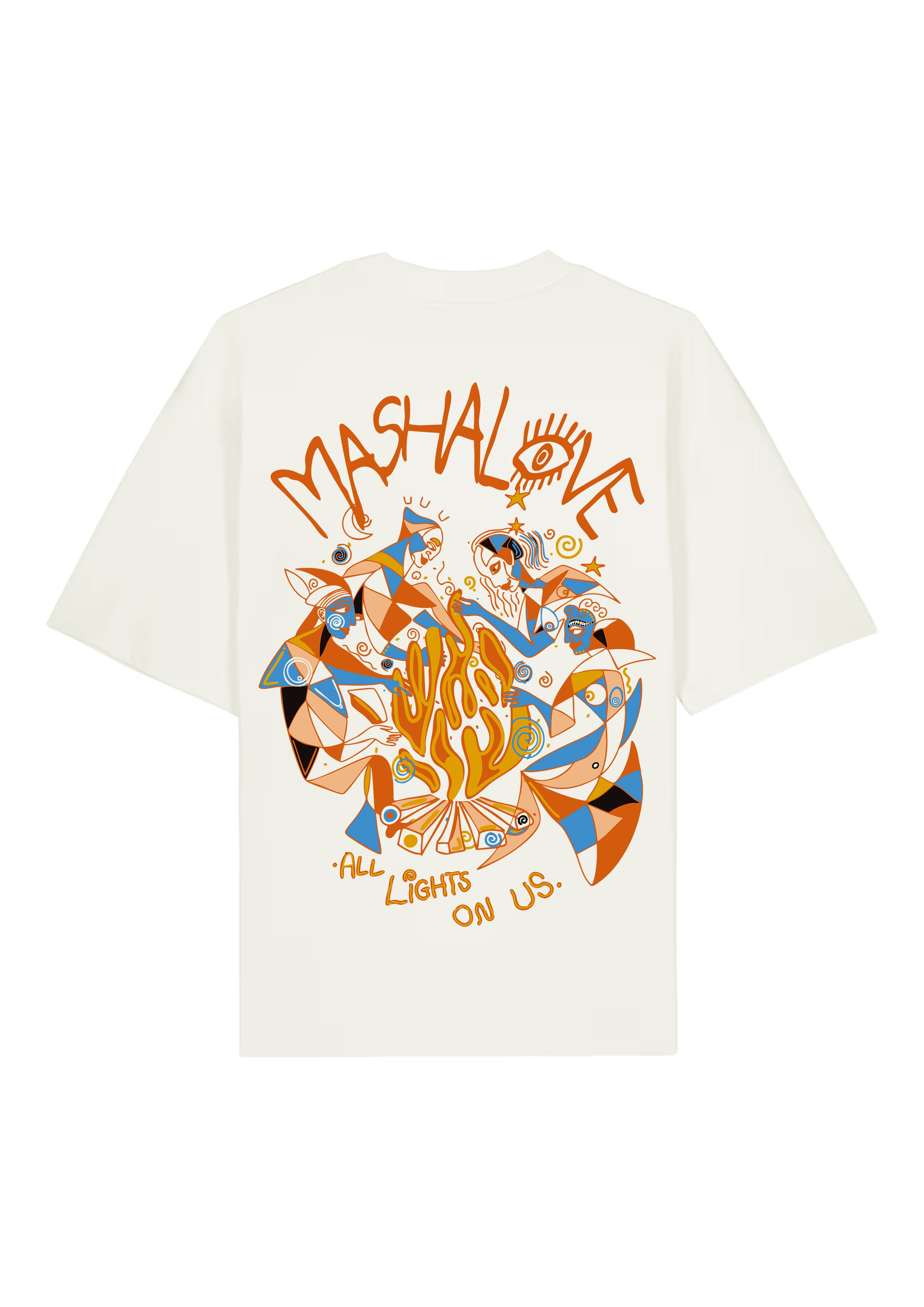 T-Shirt FEU Off White dos — Mashalove Spiritual Streetwear